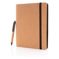 PORTFOLIO A5 DELUXE IN SUGHERO CON PENNA